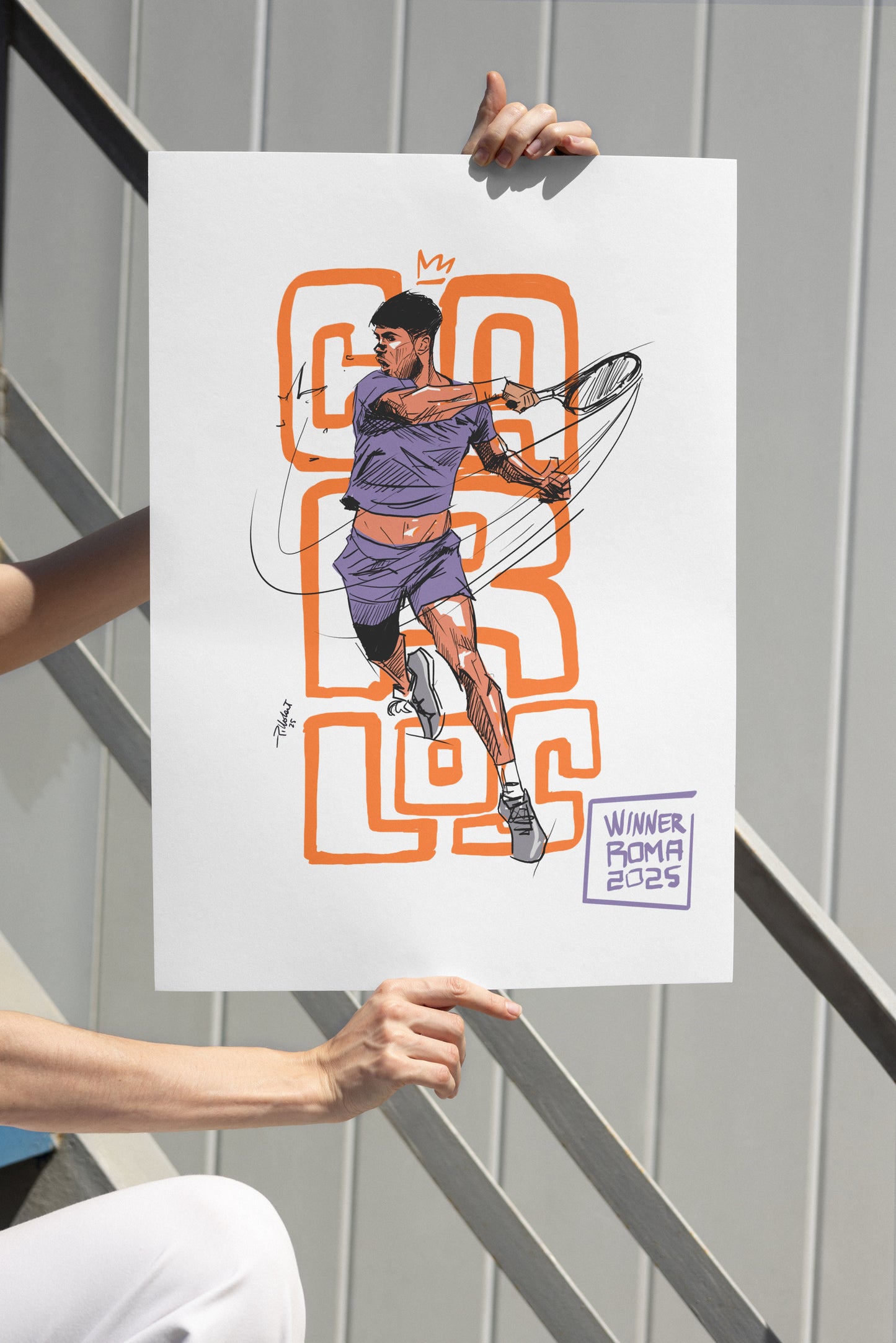 Poster - Alcaraz ROMA 2025