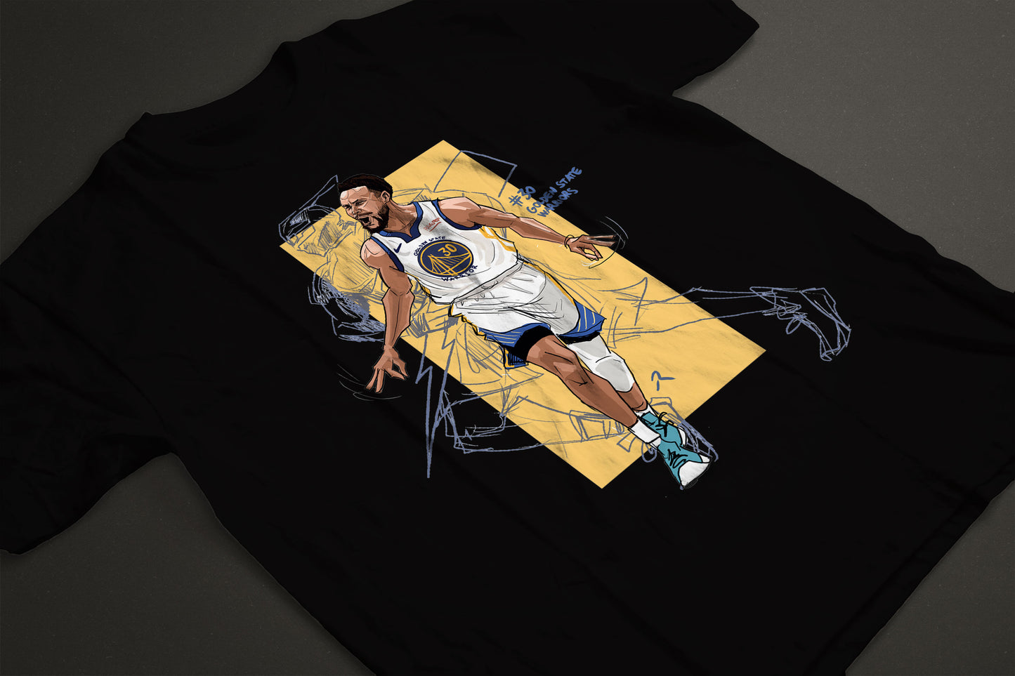 T shirt NBA - Curry