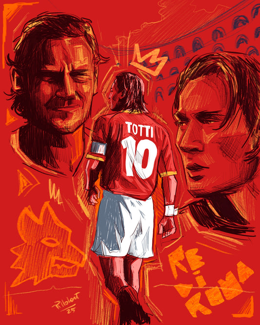 Poster Totti - Re di Roma