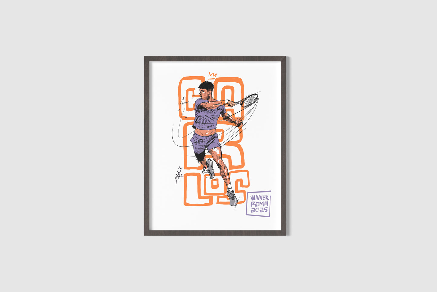 Poster - Alcaraz ROMA 2025